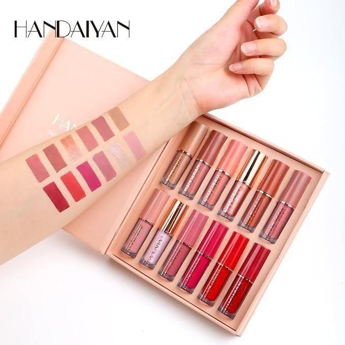 Handaiyan Matte Liquid Lipstick Set 12Pcs