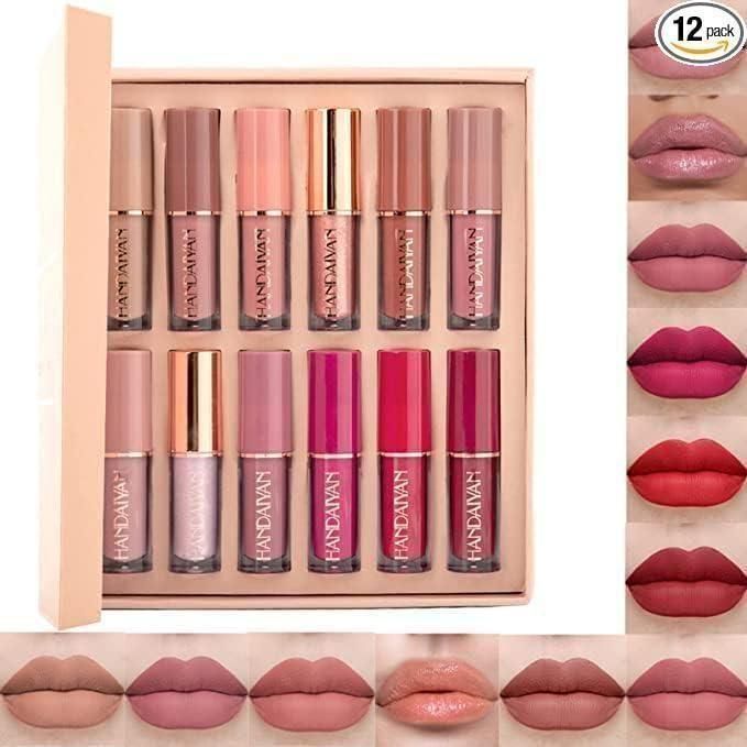 Handaiyan Matte Liquid Lipstick Set 12Pcs